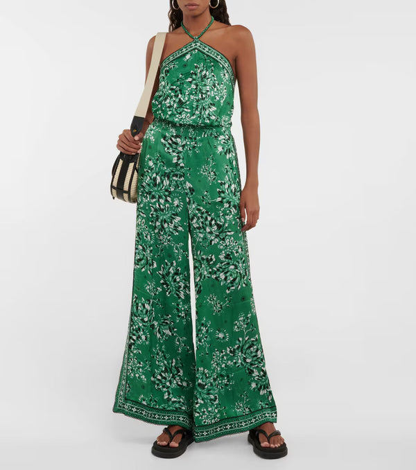 Isabelle Printed Halterneck Jumpsuit